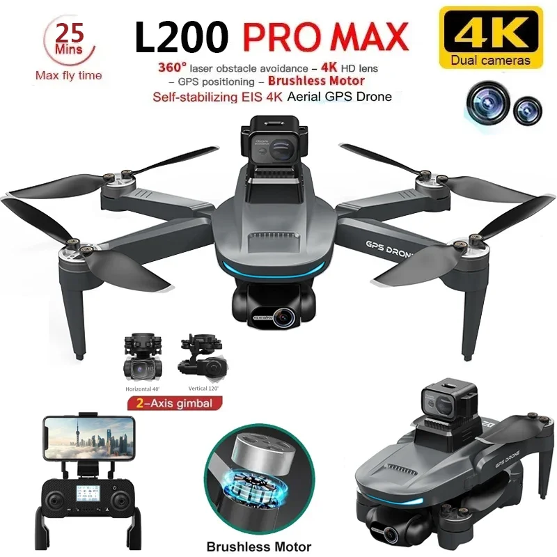 L200 PRO MAX Drone 4K 2-Axis P - Drone Battery Case 리뷰 및 가격