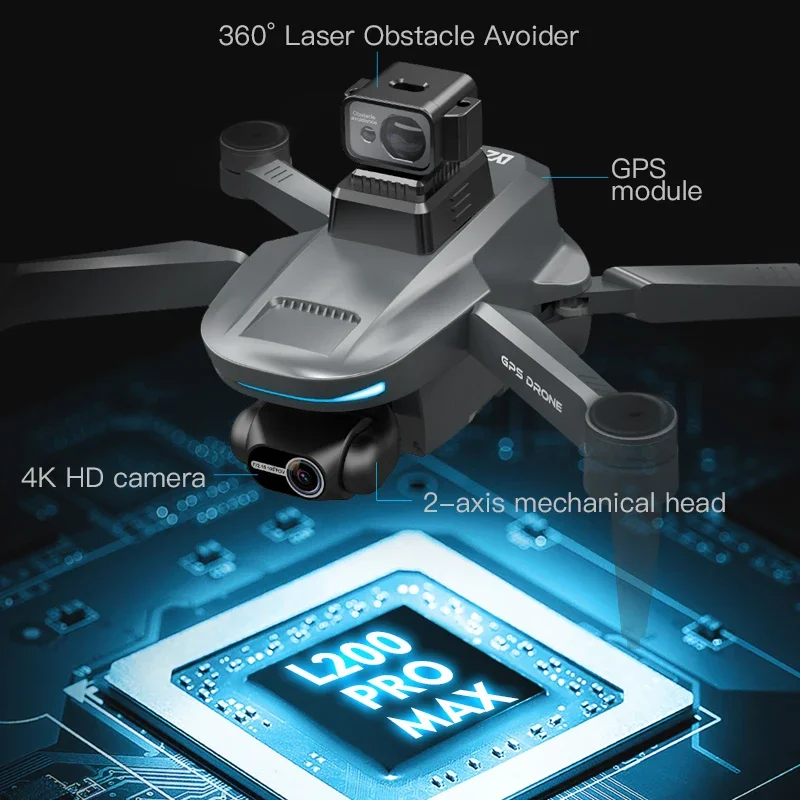 L200 PRO MAX Drone 4K 2-Axis P - Drone Battery Case 리뷰 및 가격