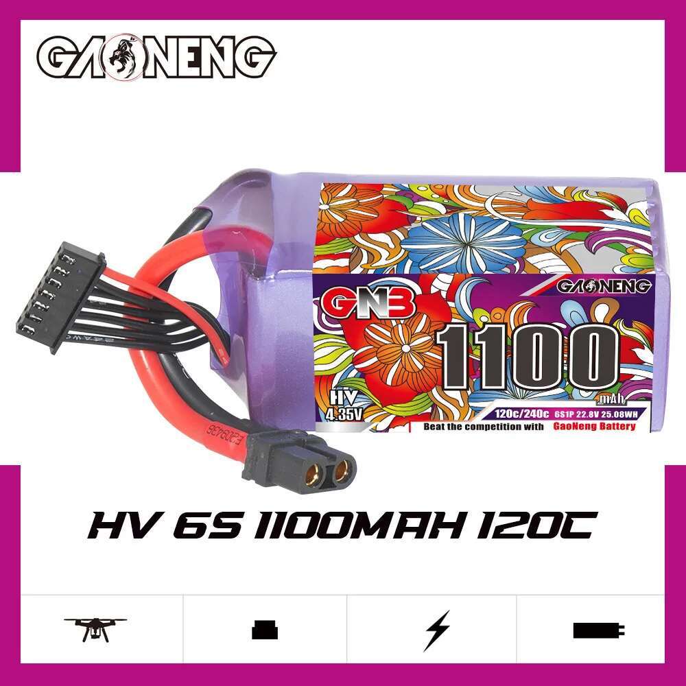2Pcs GNB 6S Lipo Battery 22.8V - Drone Battery 6S 리뷰 및 가격