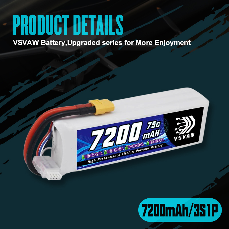 VSVAW 3S Lipo Battery 11.1V 72 - Drone Battery 3S 리뷰 및 가격