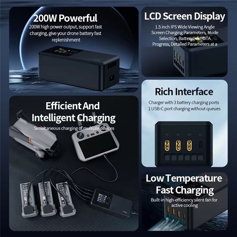 24-Hour Delivery Three-Way Sma - Drone Battery Smart 리뷰 및 가격
