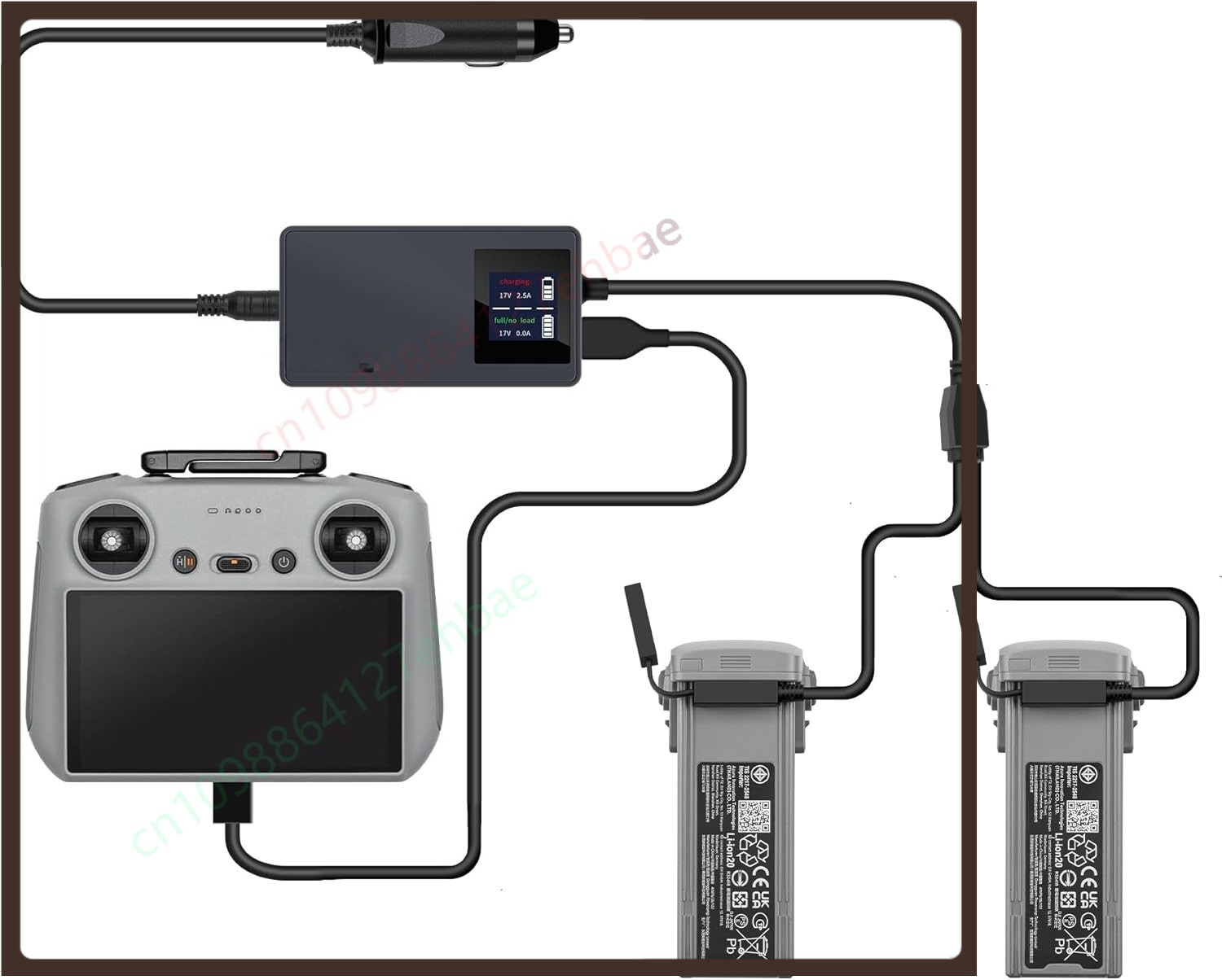 LCD battery car charger for DJ - Drone Battery 3S 리뷰 및 가격