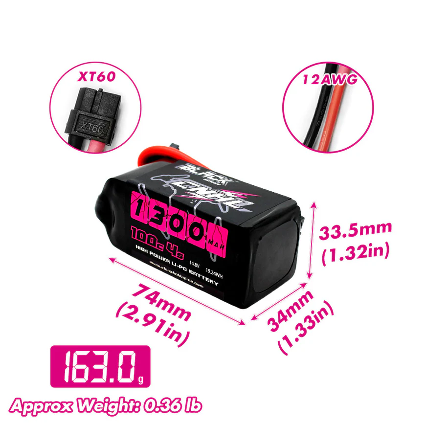 2PCS CNHL 4S 14.8V Lipo Batter - Drone Battery 4S 리뷰 및 가격