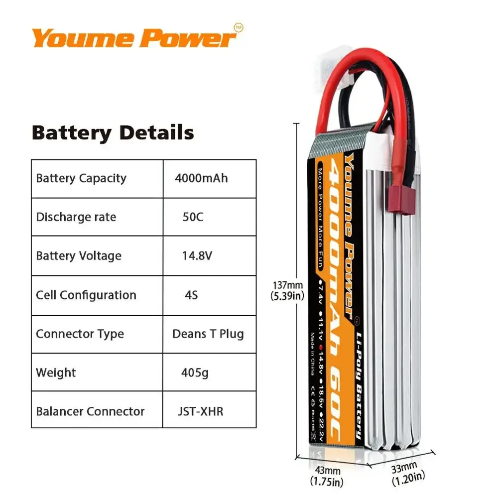 4S 14.8V Lipo Battery 3300mah  - Drone Battery 4S 리뷰 및 가격