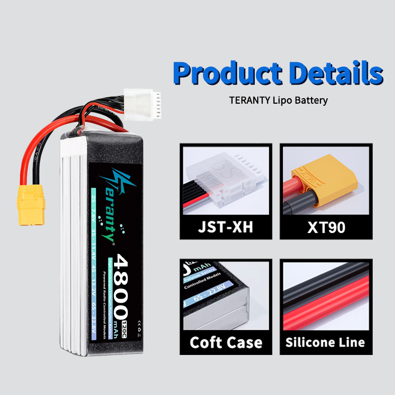 TERANTY 6S 4800mAh Lipo Batter - Drone Battery Plate 리뷰 및 가격