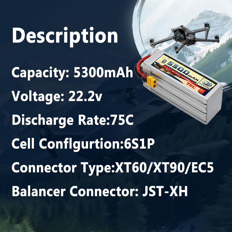 VSVAW 6S 5300mAh Lipo Battery  - Drone Battery Plate 리뷰 및 가격