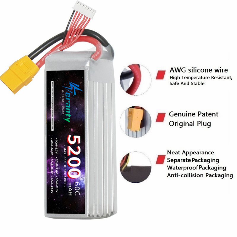 TERANTY 6S 5200mAh Lipo Batter - Drone Battery 6S 리뷰 및 가격