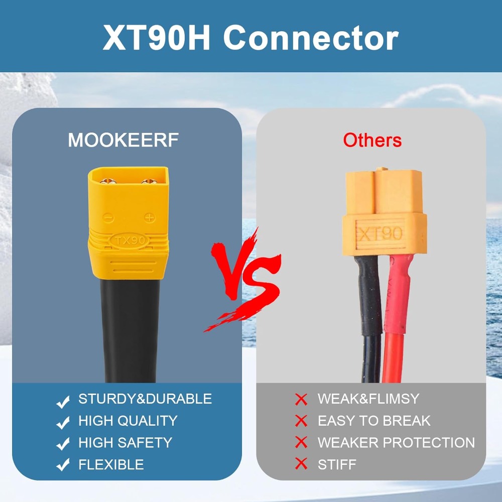 XT90 to O Ring Terminal Cable  - Drone Battery Connector 리뷰 및 가격