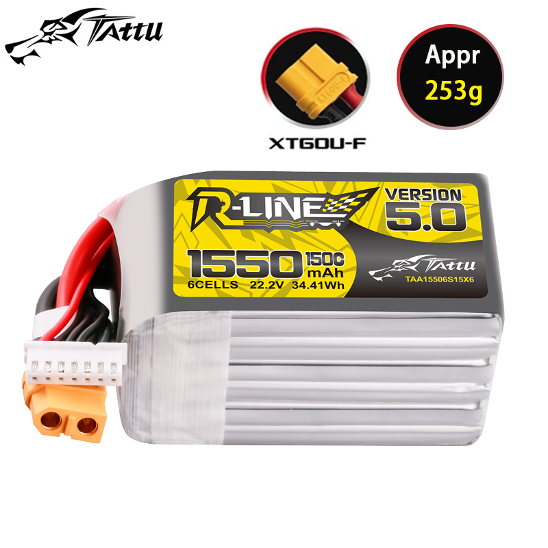 TATTU-R-LINE 5.0 22.2V 1550mAh - Drone Battery Plate 리뷰 및 가격