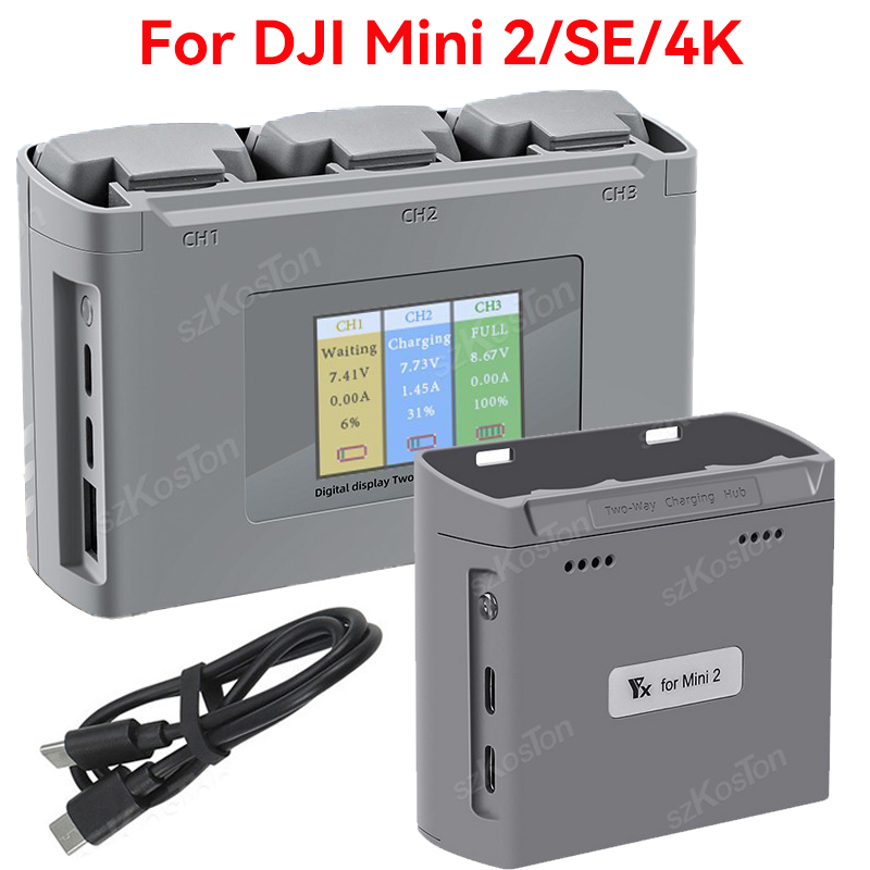 For DJI Mavic Mini 2/SE Mini 4 - Drone Battery Balance Charger 리뷰 및 가격